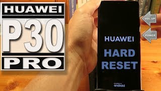 Huawei P30 Pro Hard Reset (Factory Reset)