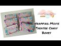 Wrapping Movie Theatre Candy Boxes Using My Custom Wrapper