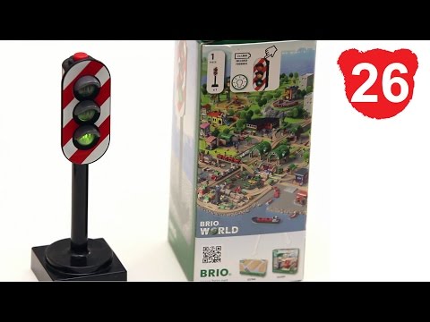 Эпизод 26 : Брио светофор. Light Signal 33743. Деревянная железная дорога Брио , Томас, BRIO