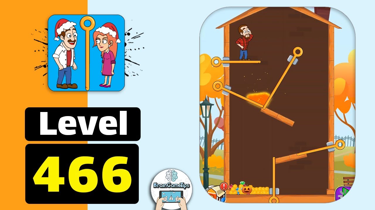 Home Pin: Pull The Pin Puzzle - Level 466 Walkthrough