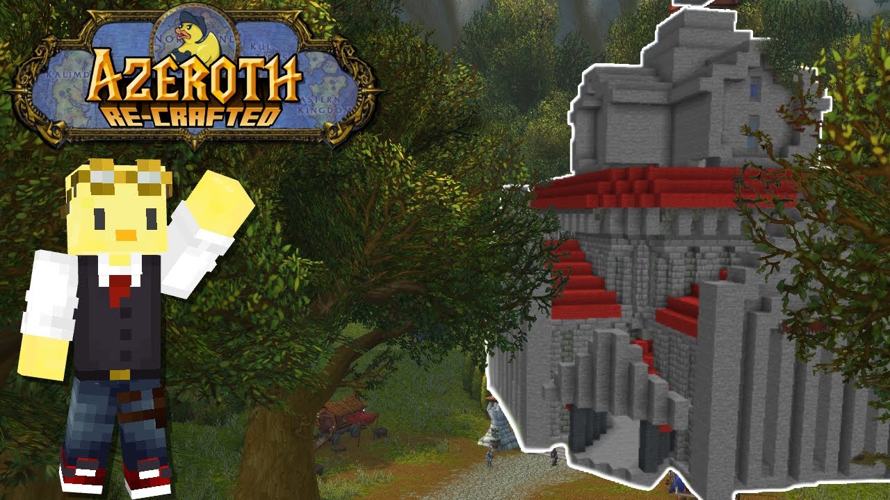 Making Assets in Minecraft! | Azeroth Re-Crafted Day 17 - YouTube