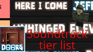Doors Soundtrack Tier List