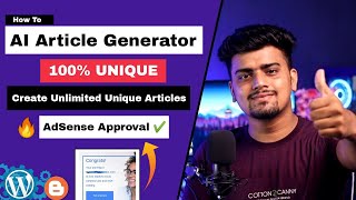 100% FREE Unique Article Generator Tool  Best Unique Article Generator Tool | AdSense Approval 