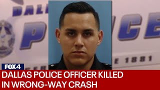 Dallas police officer killed in wrong-way crash with suspected drunken driver