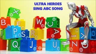 ULTRA PAD Ultraman Heroes Learning English ABC song Ginga Tiga Seven Taro Mebius Leo  BANDAI