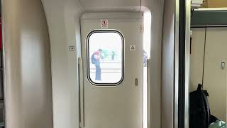 CRH380A depart Huainan South Railway Station and accelerate to 300km/h