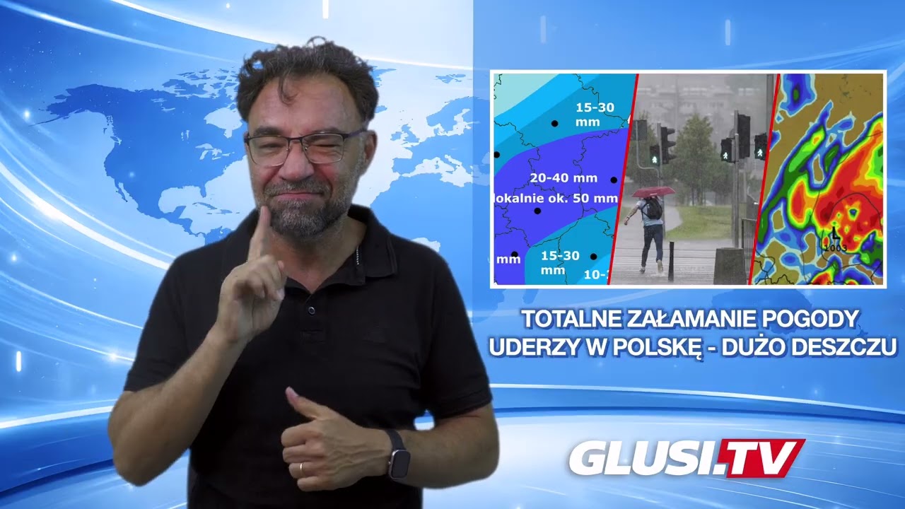 Totalne załamanie pogody uderzy w Polskę - dużo deszczu