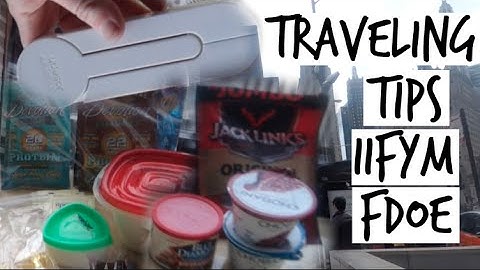 VLOG 22: Traveling Tips & IIFYM FDOE