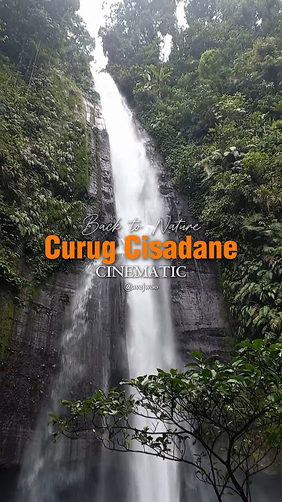 Curug Cisadane yang melewati 13 aliran sungai dengan jarak tempuh 7 KM selama 3 jam🍃 #curugcisadane