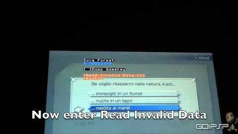 How to fix any corrupted save PSP. MagicSave