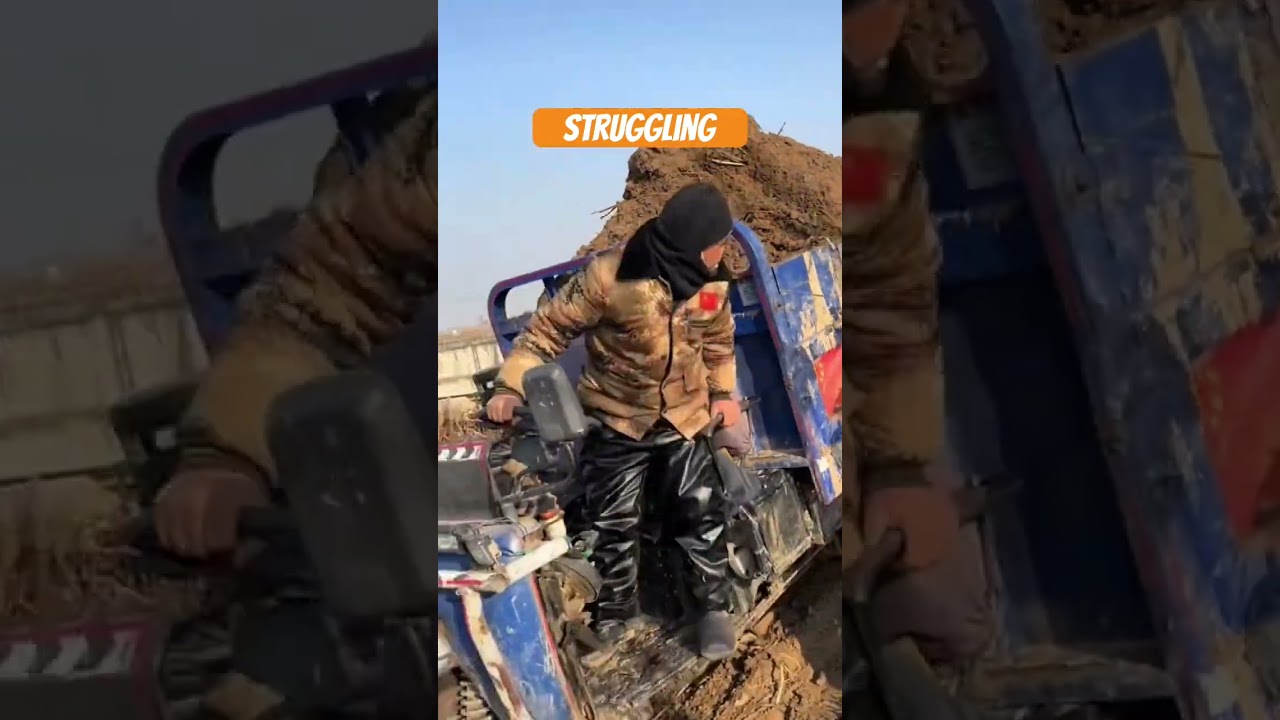 2 mini trucks struggling