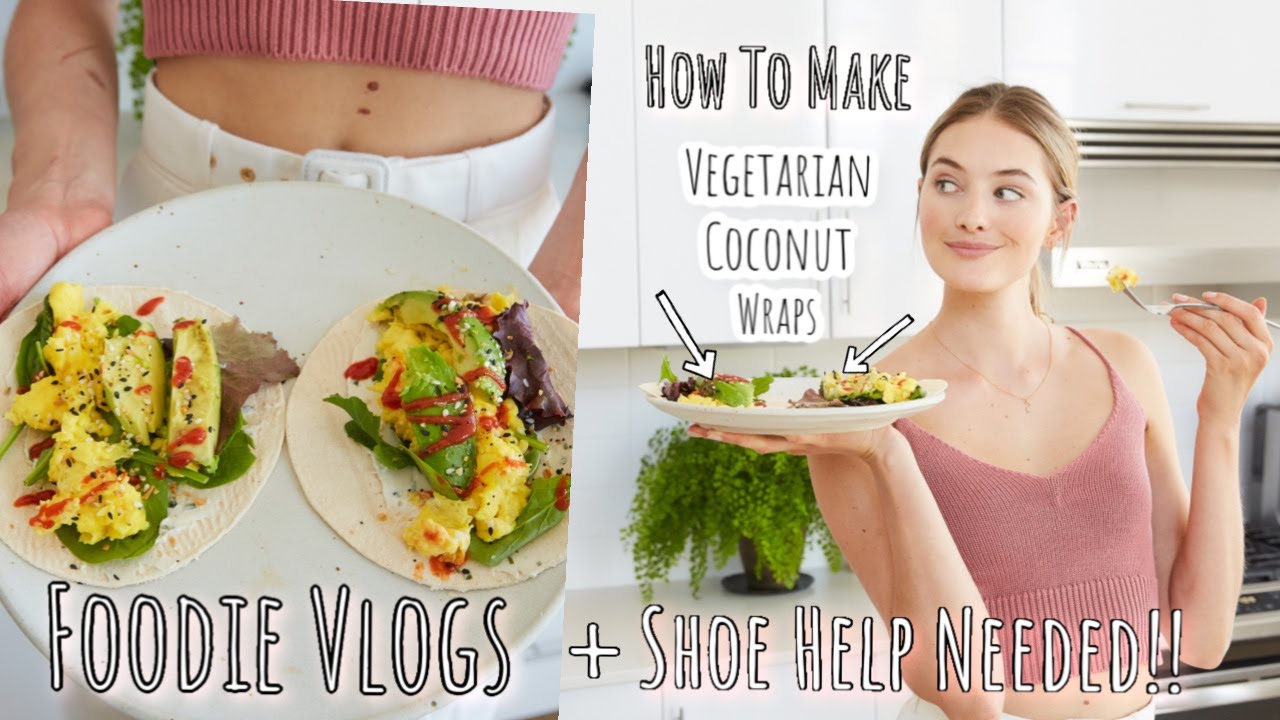 A Day In My Life - My Shoe Disaster + Coconut Vegetarian Wraps // Sanne Vloet #FoodieVlogs
