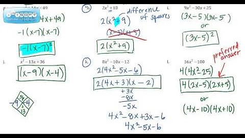 Unit 7 - Day 7 Notes (Video #4)