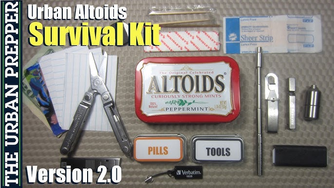 DIY - Altoids® Tin - Tiny Survival Kit Checklist Stickers - 3 Pack –  Ultimate Survival Tips