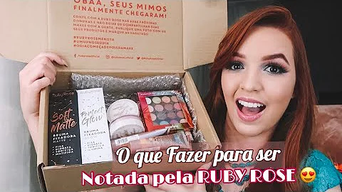 Como ganhar produtos Ruby Rose?