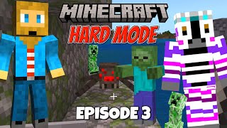 Mobs! Minecraft Hard Mode Adventure Series - Episode 3