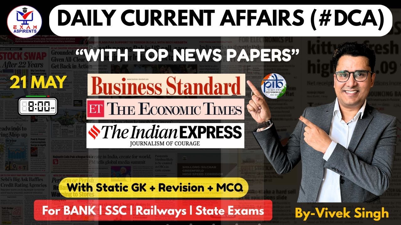 Current Affairs Today | 21 May Current Affairs 2025 | Daily Current ...