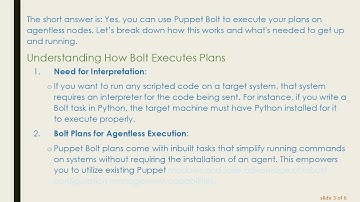 Using Puppet Bolt Plans for Agentless Automation