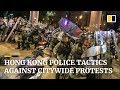 Hong Kong Police tactics against citywide protests