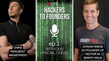 Ep.1- Jordan Wiens aka @psifertex, Co-Founder of Vector35, Binary Ninja