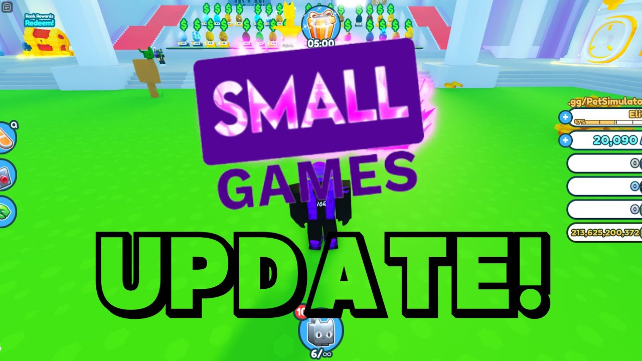 Small Games Pet Sim Z Update YouTube