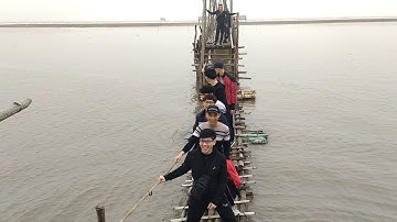 Cồn Đen Đi chơi cầu Biển Đông hdv Vũ Đăng Thiên Lý 0946111586