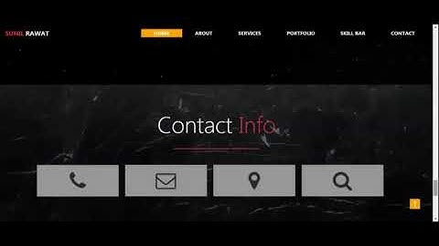 Responsive Portfolio Website Start To Finish with Bootstrap 4, HTML 5 & CSS 3 javascript