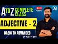 ADJECTIVES SIMPLIFIED | FROM BASIC TO ADVANCED | FOR ALL COMPETITIVE EXAMS | BY ABITH SIR #grammar