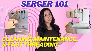 How to Clean & Oil Your Serger (The Right Way!) + Easy Thread Change Hack for Beginners