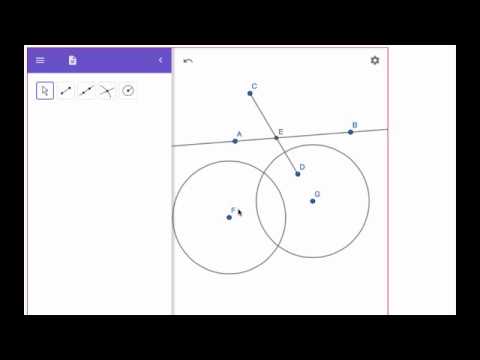 geogebra construction - YouTube