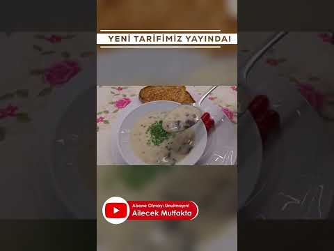 MİSAFİRLERİNİZİ BU ÇORBAYLA ŞAŞIRTIN! (Kremalı Mantar Çorbası Tarifi) (Kolay ve Pratik Tarifler)