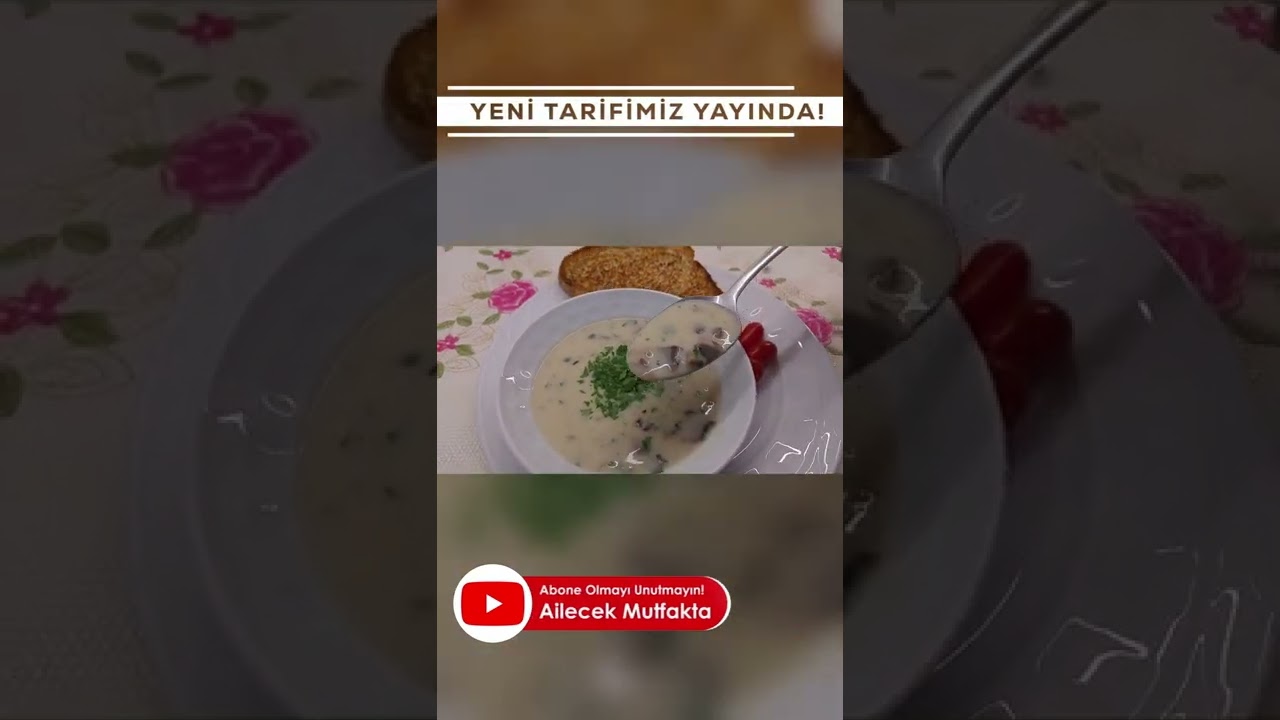 MİSAFİRLERİNİZİ BU ÇORBAYLA ŞAŞIRTIN! (Kremalı Mantar Çorbası Tarifi) (Kolay ve Pratik Tarifler)