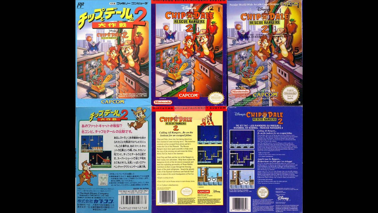 Chip N Dale Rescue Rangers 2 Game Chip N Dale Rescue Rangers 2 Game