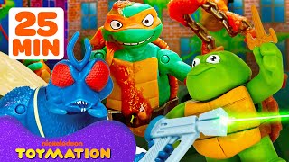 Ninja Turtles BEST Fighting, Food and Rescue Moments! ⚔ | TMNT Toys | Toymation