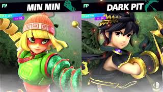 Super Smash Bros Ultimate Amiibo Fights 9pm Poll Min Min vs Dark Pit