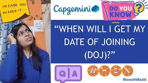 When will you get your DOJ ? || Capgemini joining 💻#banglore #onboarding #capgemini