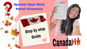 How to extend SOWP in Canada 2024?||Step by step guide on documentation and form fill up.