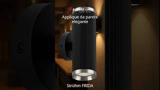 Video - FRIDA WLL 2XGU10 nero / cromo - luce verso l'alto e verso il basso