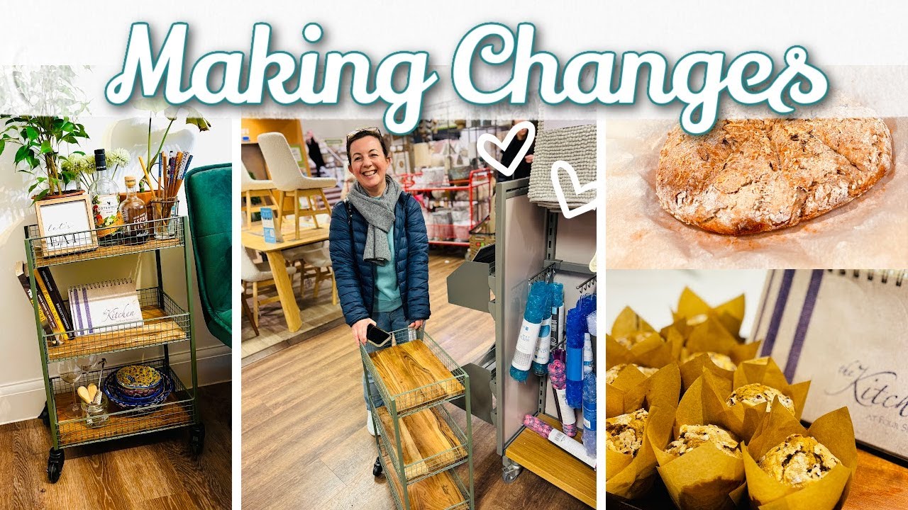 MAKING CHANGES | Changes At Home | Homesense Shopping | Easiest Bread Recipe