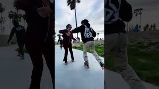 Roller Skating with Dylan Morton - Venice Beach, CA #rollerskating #venicebeach #rollerdance