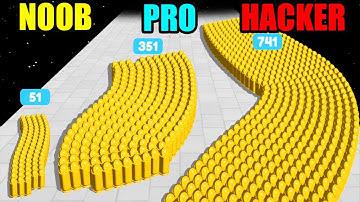 NOOB vs PRO vs HACKER Bullet Army Run