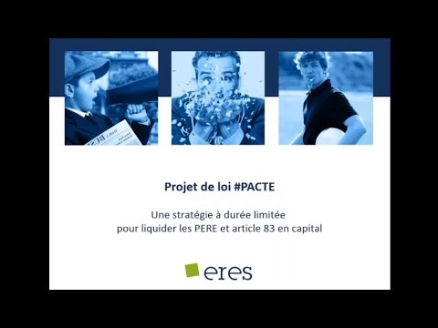 Webinaire Eres : Epargne retraite et loi PACTE