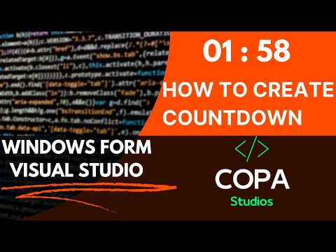 How to Create a Countdown in Visual Studio | #windowsform | #tutorial | #visualstudio | #c