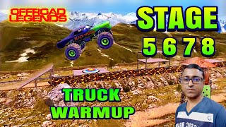 Offroad Legends || Stage 5 6 7 8 || Truck Warmup screenshot 3
