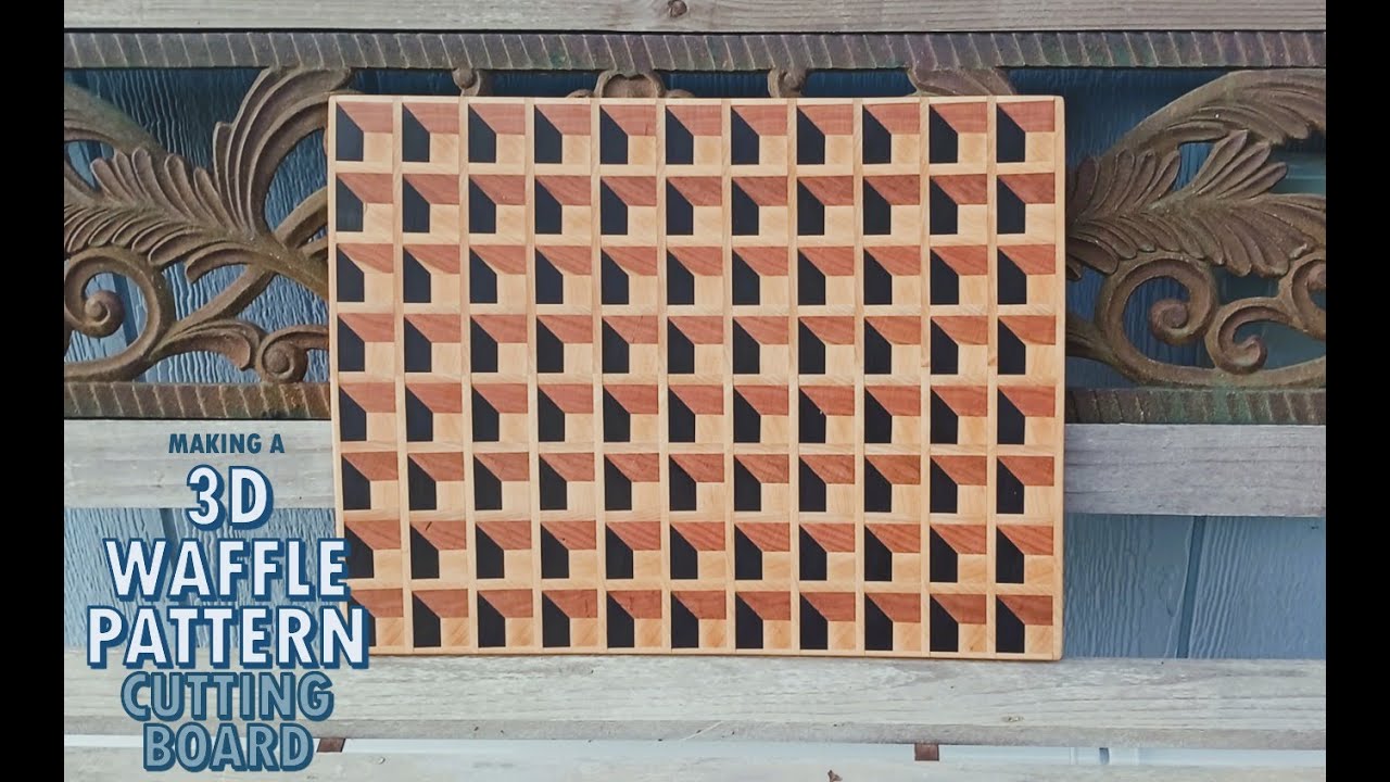 Creating A Waffle Pattern End Grain Cutting Board