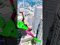 GTA 5 Spiderman Epic Jumps Compilation(GTA V Fails Funny Moments)