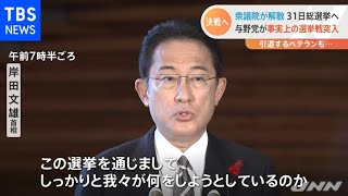 衆議院が解散 各党は事実上の選挙戦へ