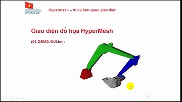 Đào tạo trực tuyến - 01: Giới thiệu giao diện và 1 số lệnh cơ bản trên Hypermesh mới nhất