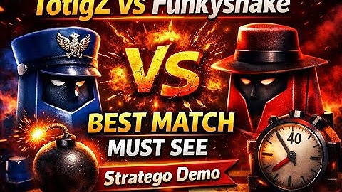 TotigZ VS Funkysnake Stratego demo best match MUst See. #stratego #strategoonline