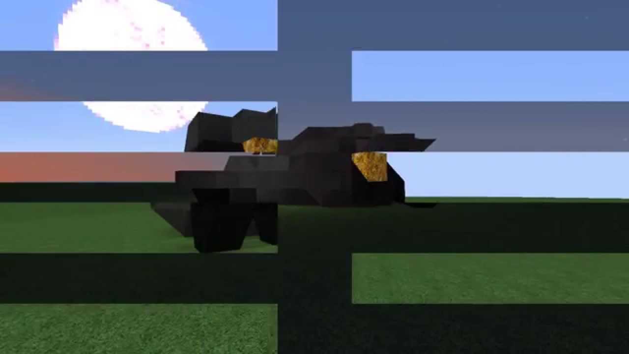 Batmobile- Tumbler in Minecraft?! - YouTube